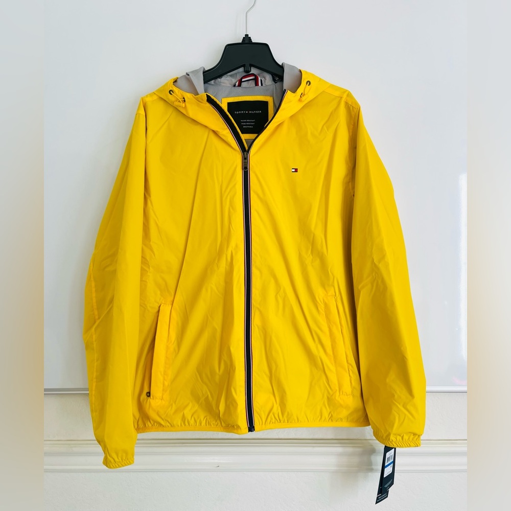 Tommy Hilfiger windbreaker and raincoat for men, size XL